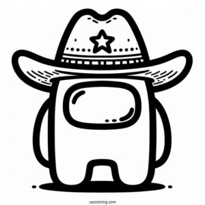 Crewmate Wearing Cowboy Hat