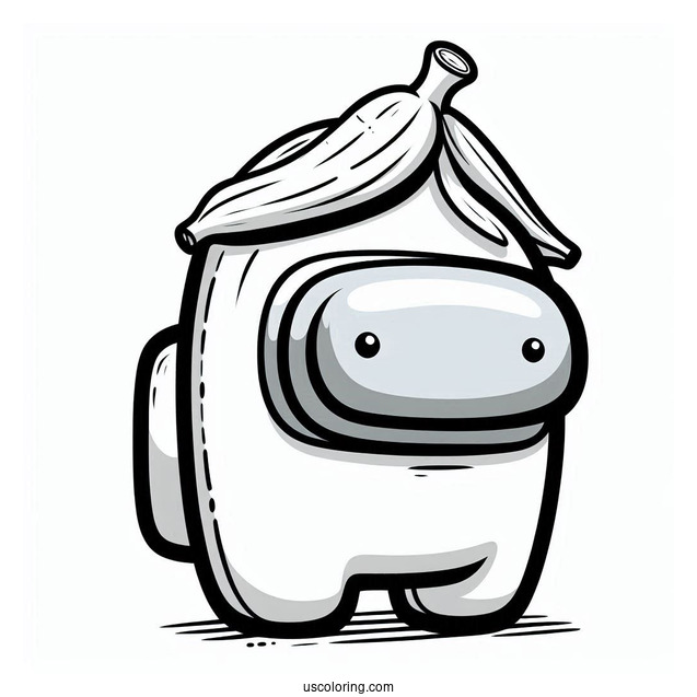 Crewmate With Banana Peel On Head