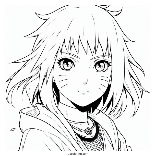 Young Naruto Coloring Page