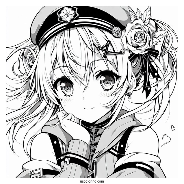 Air Gear Anime Itsuki Minami Coloring Page