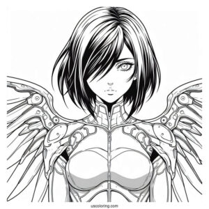 Alita Battle Angel Outline