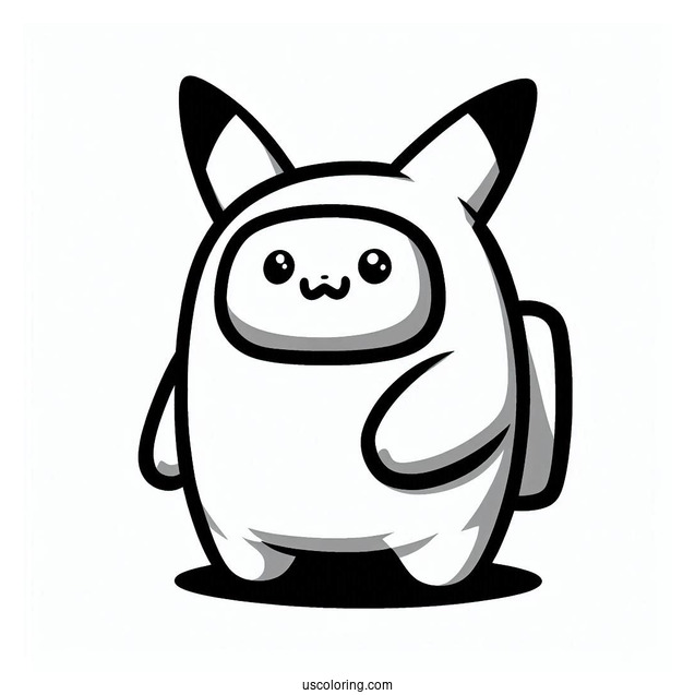 Pikachu Pokemon Among Us