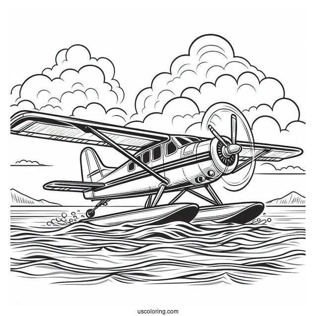 Sea Plane Ready For Take Off