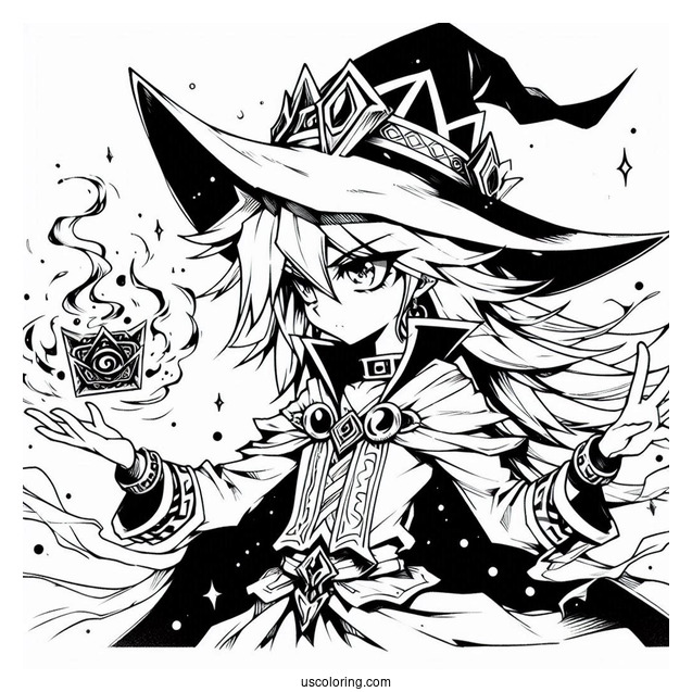 Yugi Mutou With Dark Magician And Dark Magician Girl