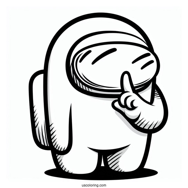 The Imposter Making Quiet Pose