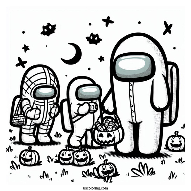 Crewmates Trick-or-Treating