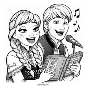 Kristoff Singing To Anna