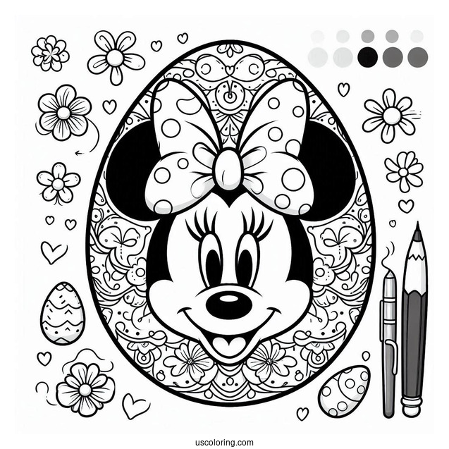 Minnie Mouse Easter Egg
