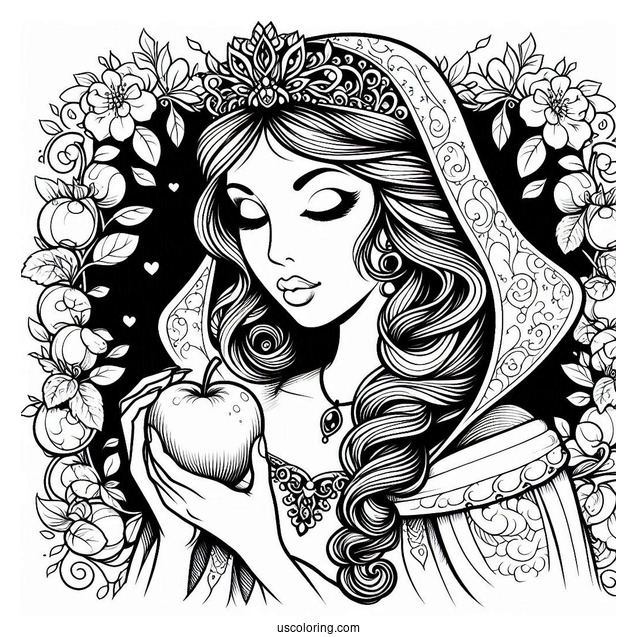 Queen Grimhilde Giving The Poisoned Apple