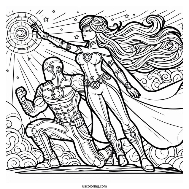 Detailed Vision Coloring Sheet