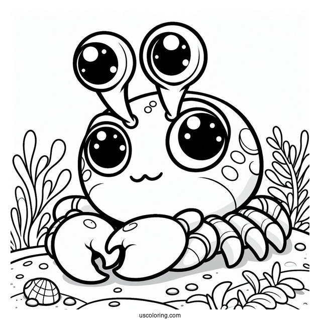Octonauts Coloring Page Of Fiddler Crab