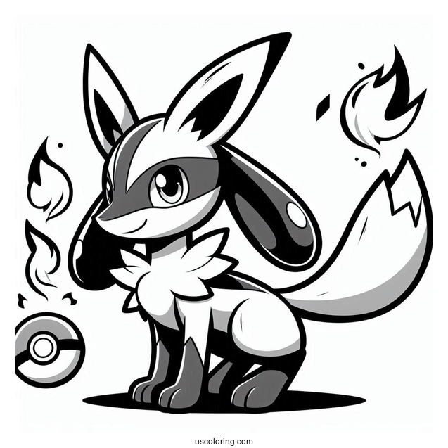 Lucario Pokemon To Color