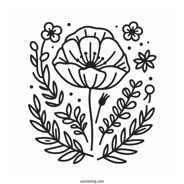 Poppy Playtime Coloring Page Of Easy Poppy For Kids