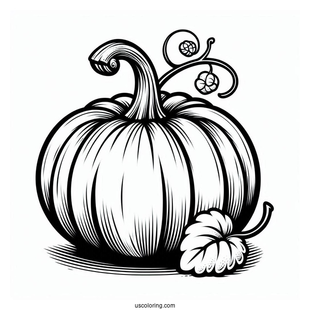 Various Pumpkin Coloring Page To Color