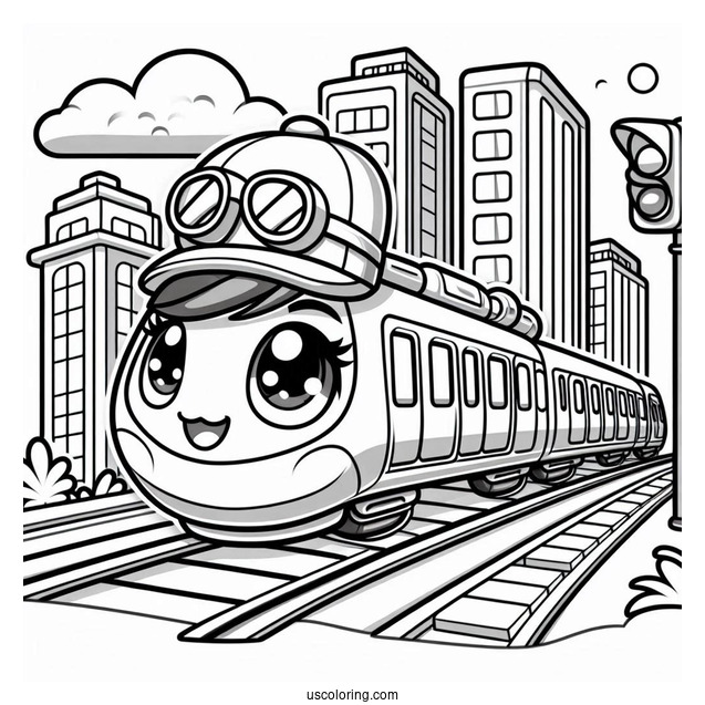 Cute Subway Surfers Coloring Page Amira