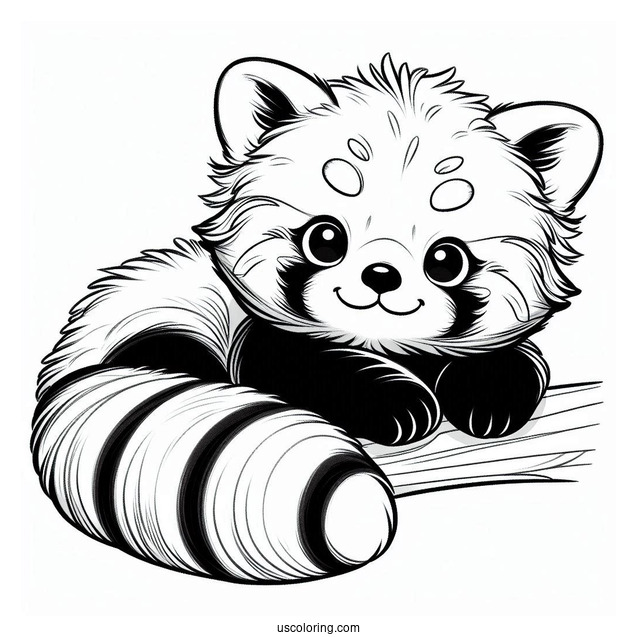 Meilin Lee Red Panda To Color