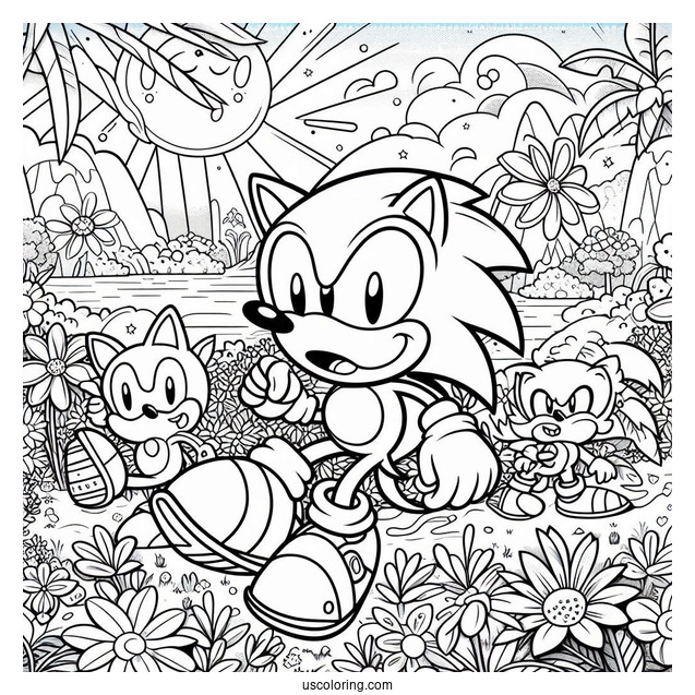 Simple Sonic Exe Coloring Page Bloodied With Torn Gloves