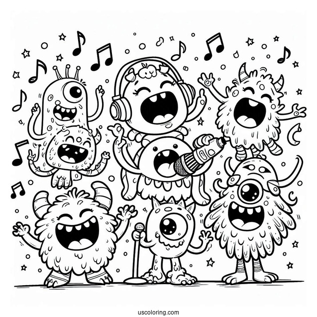 My Singing Monsters Coloring Page Poster