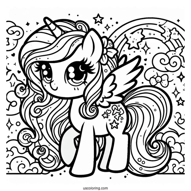Kawaii My Little Pony Cartoon For Kids