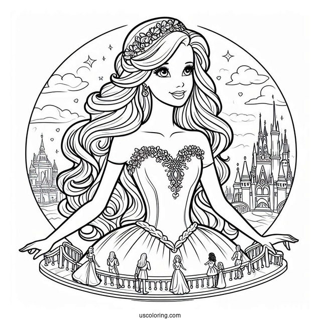 Barbie Movie Coloring page 4