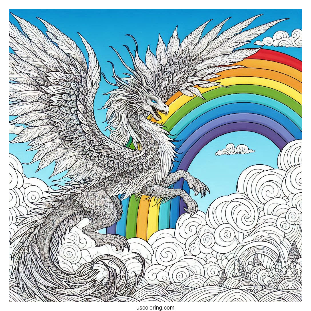 Rayquaza Coloring Pages Featured Image