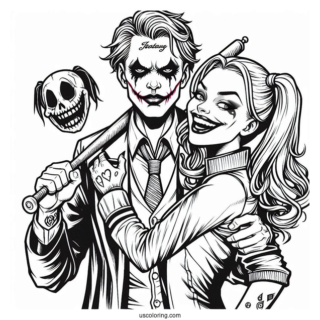 Harley Quinn And The Joker In Suicide Squad