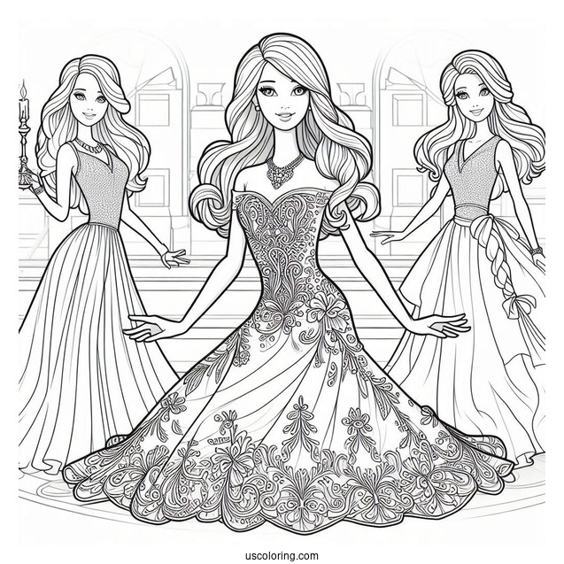 Barbie Movie Coloring page 3