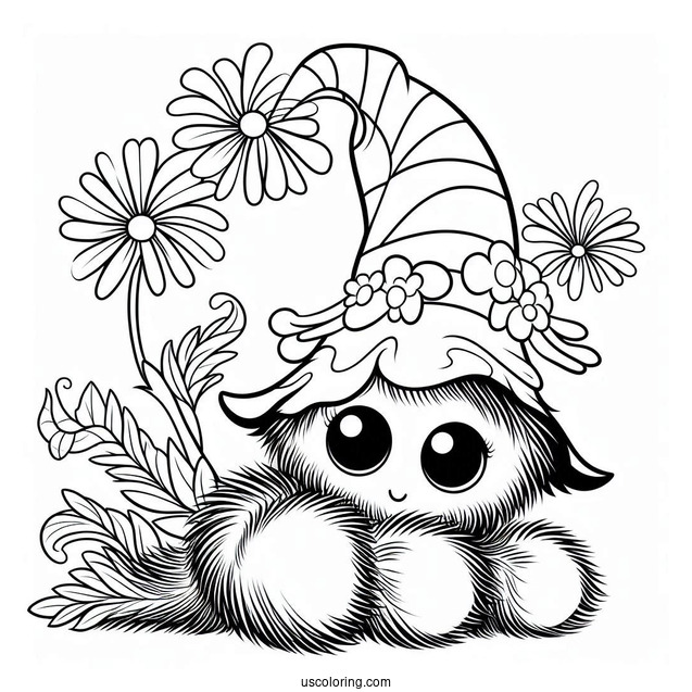 Poppy Playtime Coloring Page Of Frightening Huggy Wuggy
