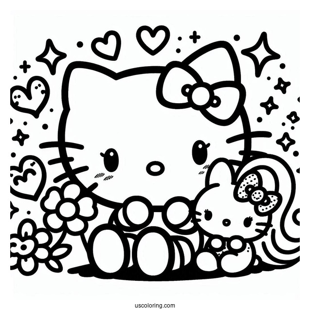 Kawaii Hello Kitty, Kuromi, My Melody, And Sanrio Friends