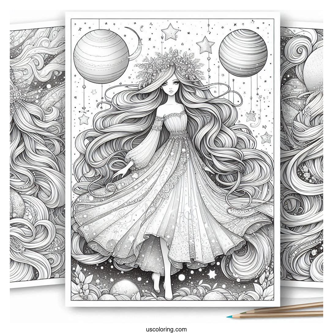 Rosalina Coloring Pages (Free PDF Printables)