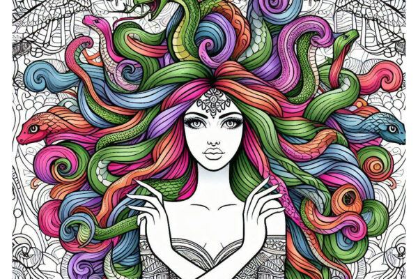 Medusa Coloring Pages Featured Image