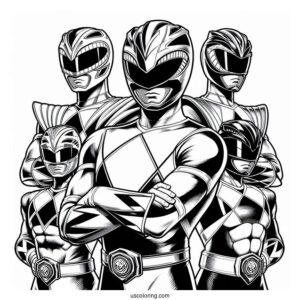 Detailed Mighty Morphin Power Rangers