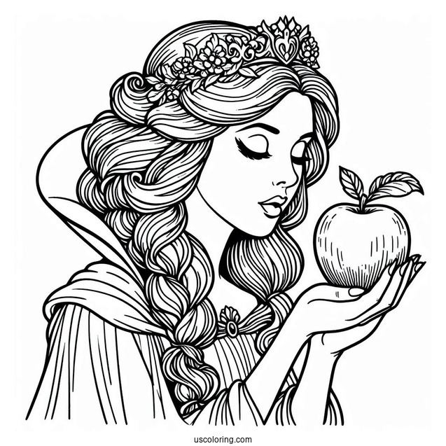 Queen Grimhilde Giving The Poisoned Apple