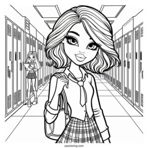 Bratz Sasha In School Corridor