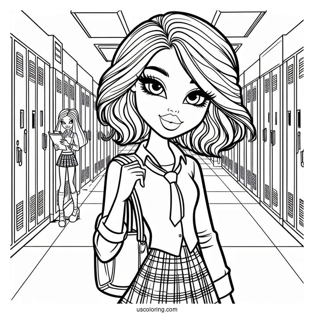Bratz Sasha In School Corridor