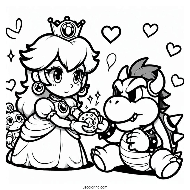 Bowser Kidnapping Princess Peach