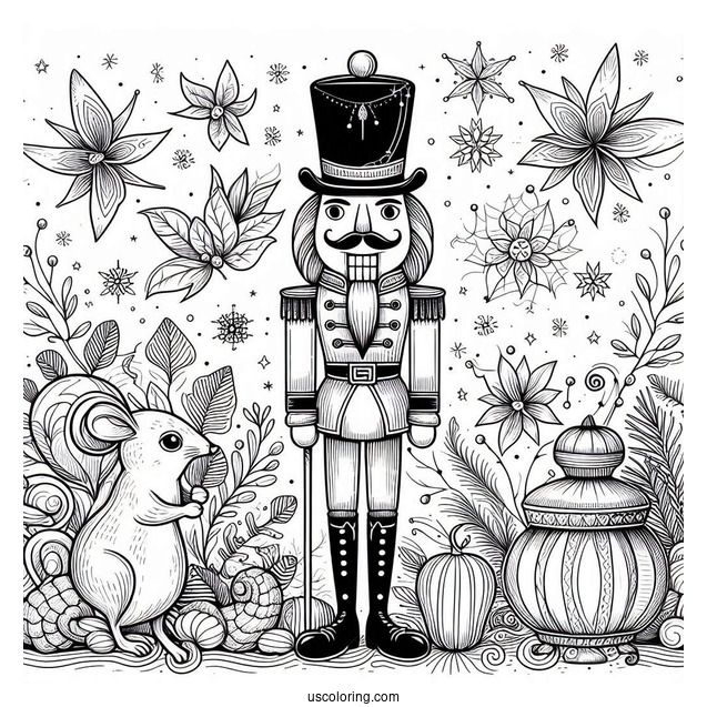 Coloring Sheet Of The Nutcracker Mouserinks