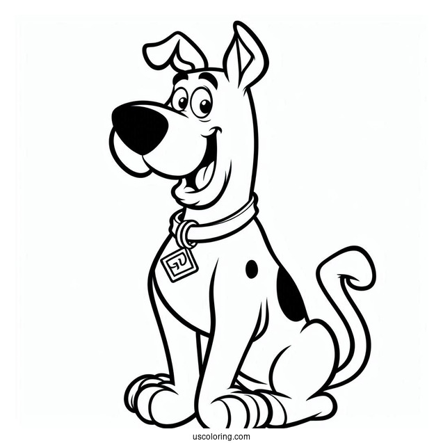 Scrappy-Doo Coloring Page For Kids