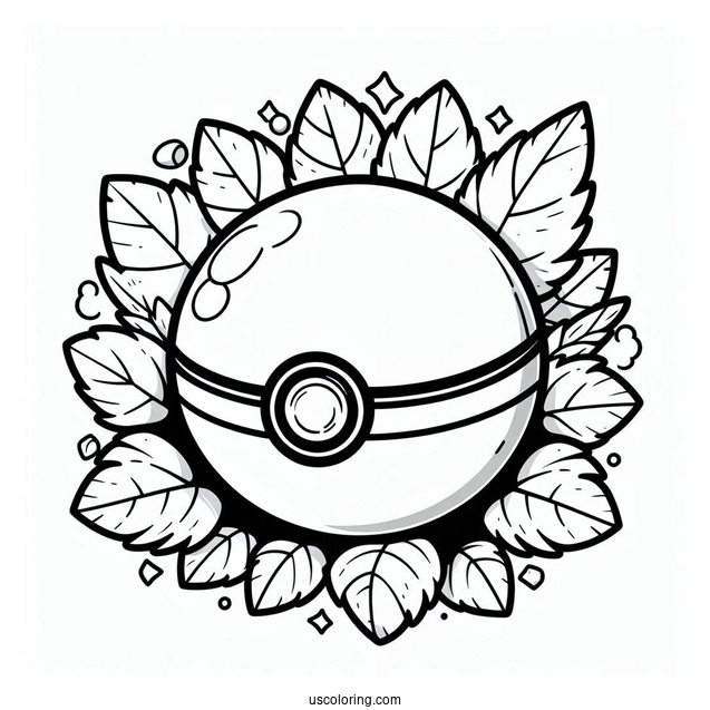 Master Pokéball Coloring Page