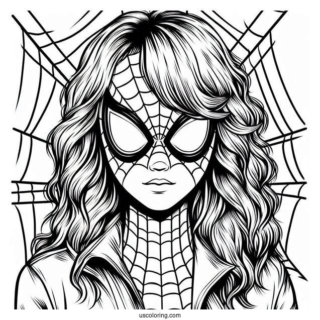 MJ _Michelle_ Coloring Page