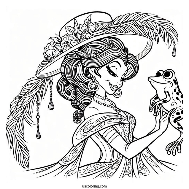 Dr. Facilier Coloring Sheet