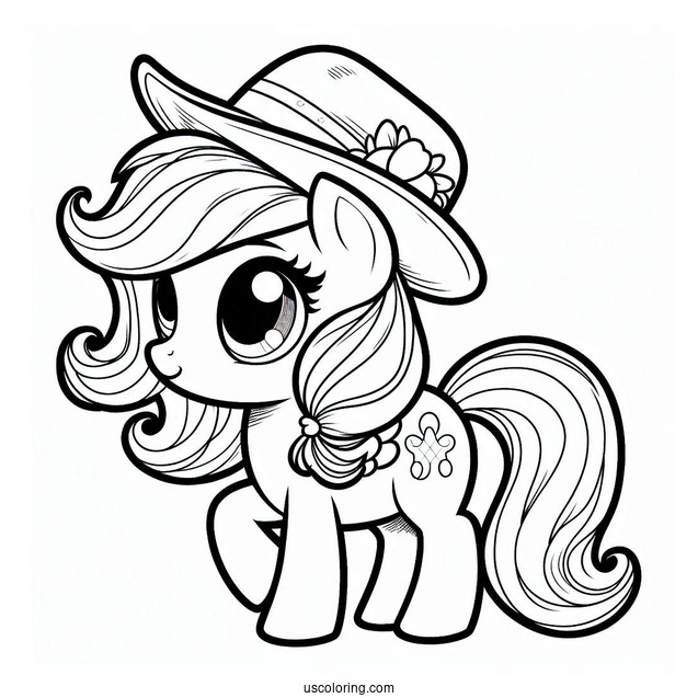 Baby Applejack with Hat for Kids