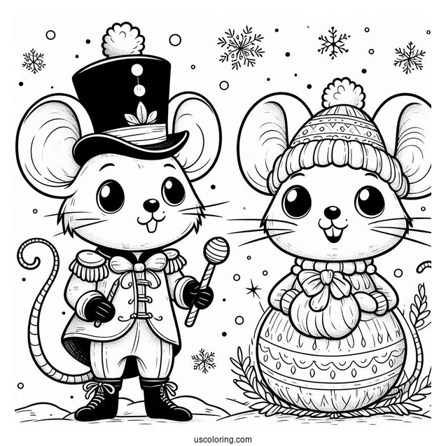 Coloring Sheet Of The Nutcracker Mouserinks
