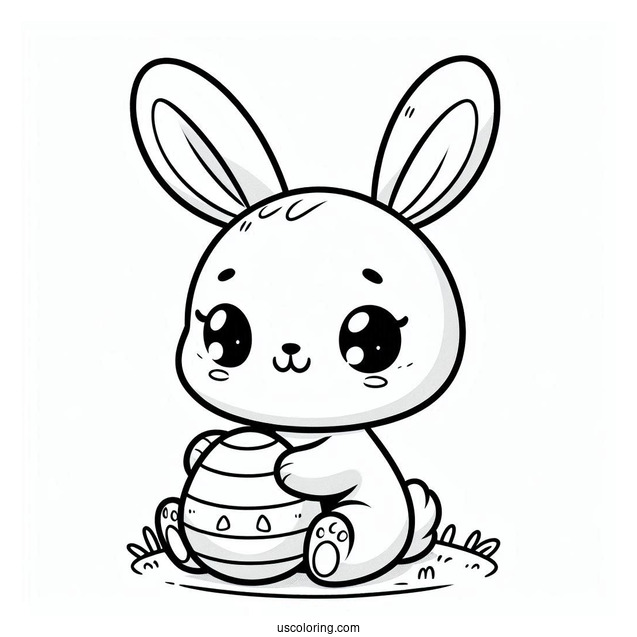 Cute Baby Bugs Bunny Coloring Page