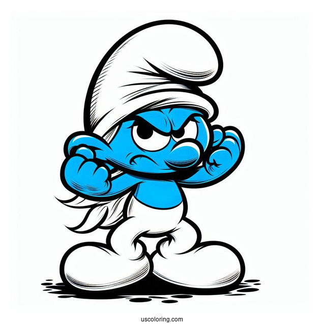 Grouchy Smurf