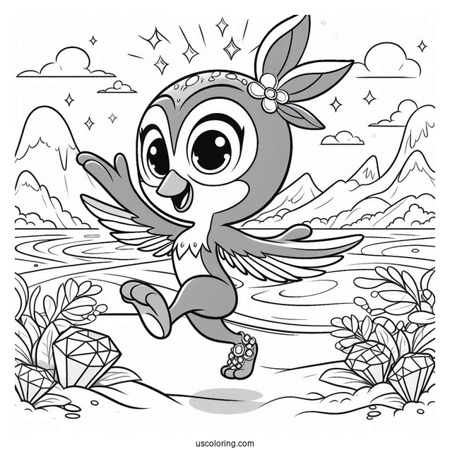 Rio Coloring Page Of Simple Blu And Jewel Coloring Page