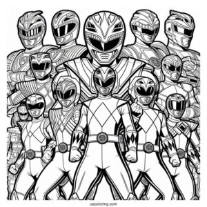 Detailed Mighty Morphin Power Rangers