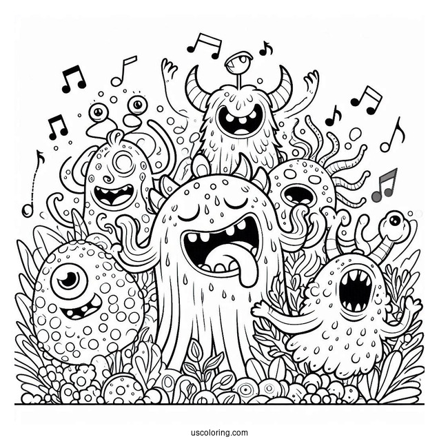 Full Page My Singing Monsters Coloring Page