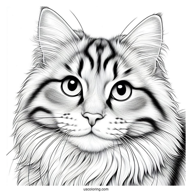 Close Up Of Realistic Cat