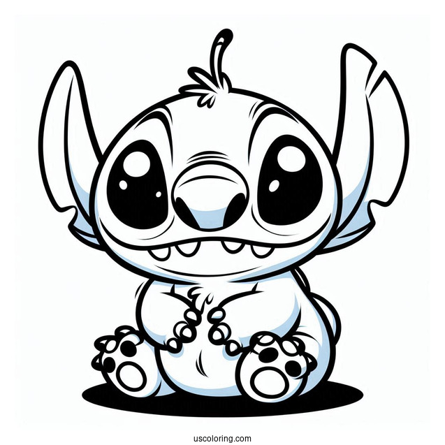 Jumba Jookiba Alien Character Coloring Sheet